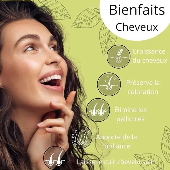 🌿 Poudre de Sidr – Nettoyant doux & volume naturel